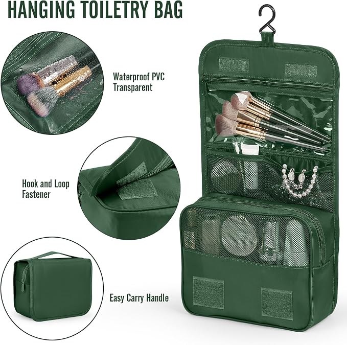 Veken 10 Set Packing Cubes for Travel Essentials, Suitcase Organizer Bags in 4 Sizes, Carry-On Luggage Accessories with Laundry Bag, Airplane Must Have with 99-Count Mesh Holes