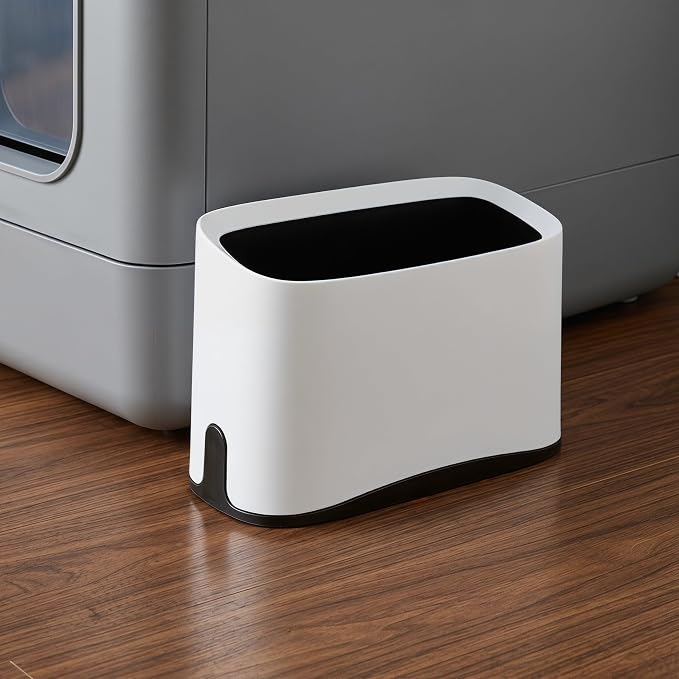 2pcs Cat Litter Scoop Holder Stand Plastic White Universal Base | Enhanced Stability, Space-saving Organizer for Cleaning Routines, Portable Design for Travel Purposes
