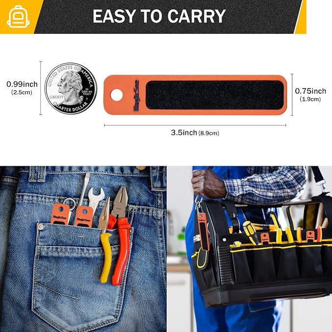 Double-Sided Slim Magnetic Tool Grip Mat for Organization and Storage-Keep Tools Within Arms Reach,Strong Magnet Pad,Nails,Hex Bit,Metal Tools Holder-Ideal for Car Repair, Workshop and DIY Projects