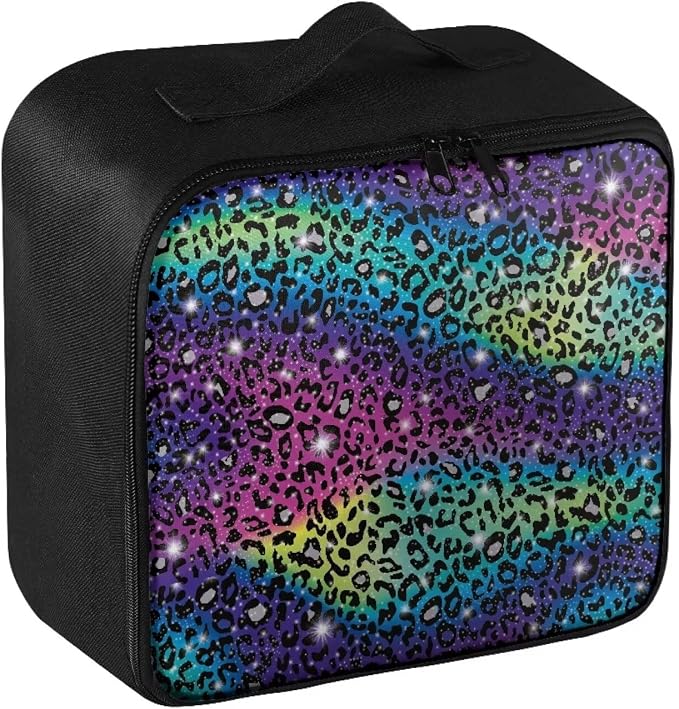 Rnyleeg First Aid Kit for Home Portable Medicine Organizer Bag First Aid Bag Empty Travel Medical Supplies Bag Color Leopard Print