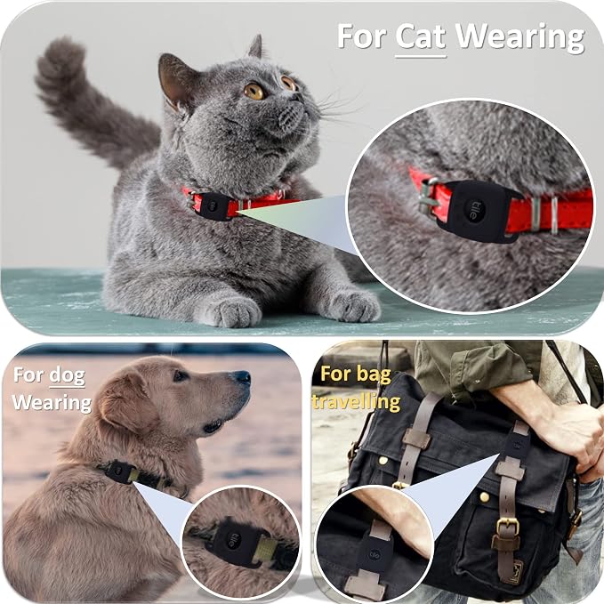 Silicone Case for life360 Tile Mate Tracker for Dog Collar (Black,2packs) | slim lightweight Cover Accessories for tag Anti-Scratch,Sturdy Secure Holder Protect tilemate Finder for pet,cat belt,bag