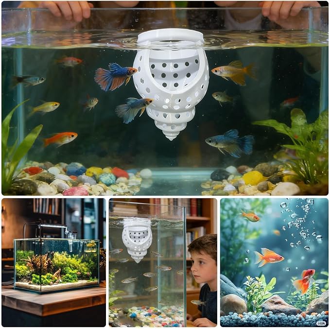 Floating Betta Bed, Fish Tank Decoration, Shrimp Cave Resting Spot with Soft Design, Aquarium Habitat Accessory, Relaxation Resting Stand, Betta Furniture for Home Office Bedroom