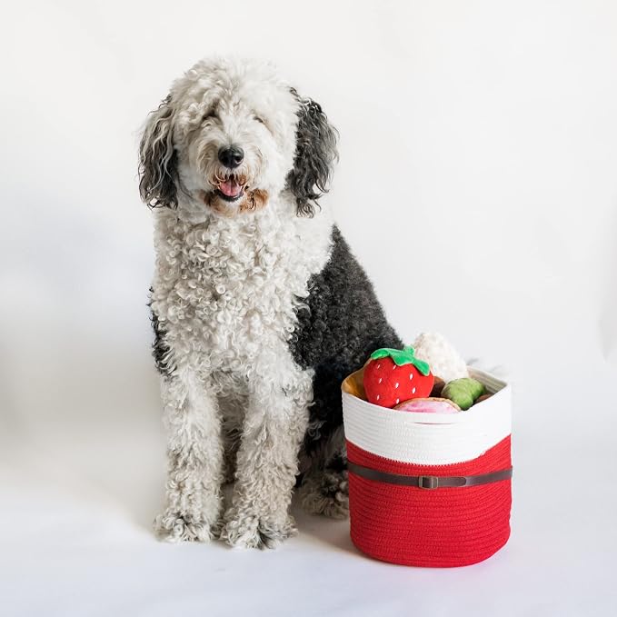 Midlee Christmas Santa Rope Basket (X-Large)