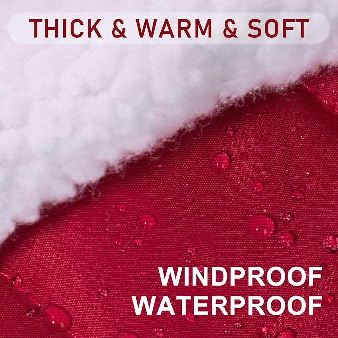 KYEESE Waterproof & Windproof Dog Coat for Small Dogs Puffer Jacket
