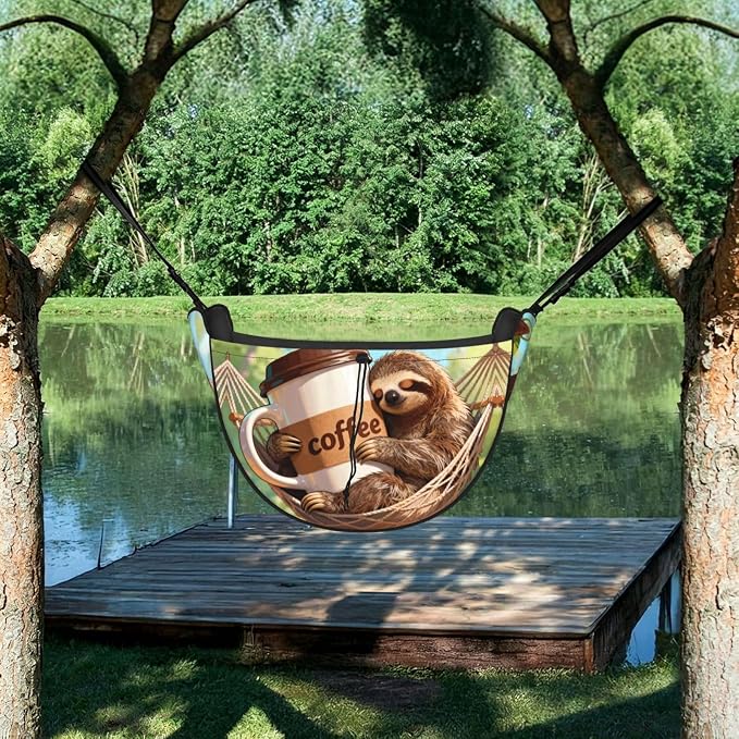 Animals in a hammock Car Seat Organizer-Backseat Storage Bag for Travel | Waterproof Durable. Holds Snacks Gear Essentials. Fits Most Cars.