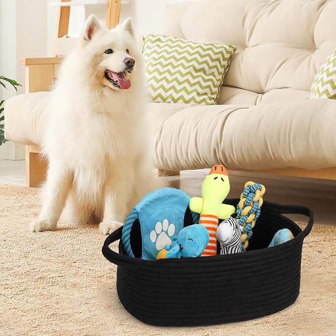 Black Basket for Gifts Cute Baby Gift Baskets Empty 13.7"x10"x5" Decorative Storage for Organizing Shelves Closet Baby Nursery Basket Bin Toy Storage tote Organizer