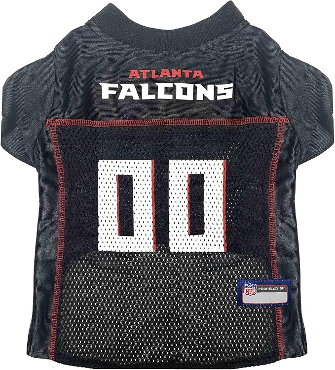 Pets First NFL Atlanta Falcons Dog Jersey, Size X-Small, Football Shirt Costume for Pet, Dog Sports T-Shirt, NFL Team Clothing for Cats, Licensed Pet Apparel Available in 7 Sizes and 32 Teams