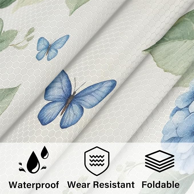 Hydrangea 6 Set Compression Packing Cubes Flower Expandable Packing Organizer for Travel Accessories Luggage Suitcase Bag