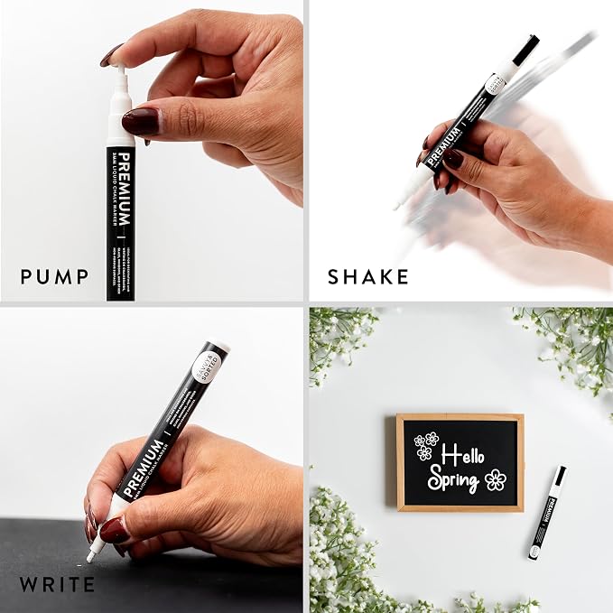 200 Chalkboard Labels for Containers - Waterproof Black Jar Labels with Chalk Markers, Reusable Chalk Stickers Kitchen Pantry Containers and Storage Bin Organization