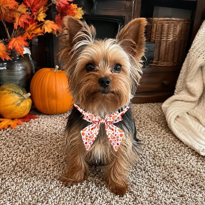 PET SHOW 10 Pack Fall Sailor Dog Bowties for Small Dogs