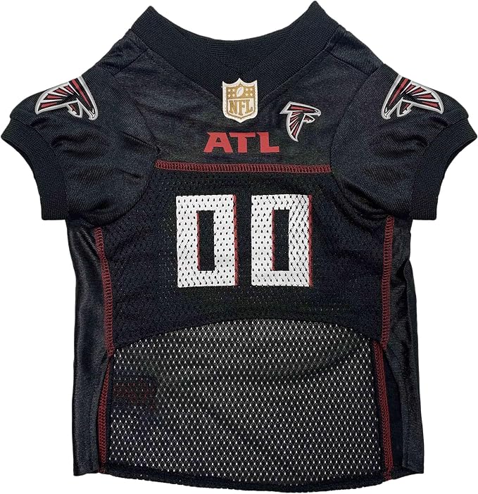 Pets First NFL Atlanta Falcons Dog Jersey, Size X-Small, Football Shirt Costume for Pet, Dog Sports T-Shirt, NFL Team Clothing for Cats, Licensed Pet Apparel Available in 7 Sizes and 32 Teams