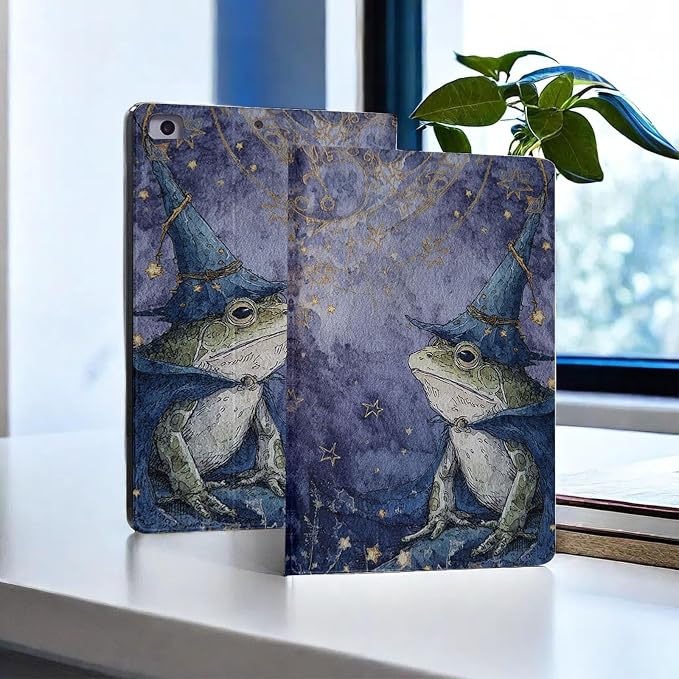 for Microsoft Surface Pro 8-13" 2021 Tablet Case,Auto Wake/Sleep,Adjustable Stand Protective Cover - Magic Frog Wizard