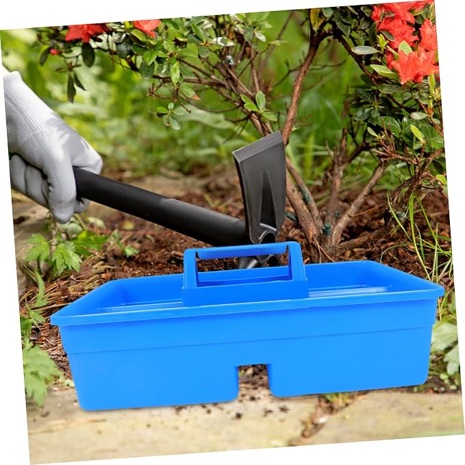 NUOBESTY Multifunctional Tool Box Portable Plastic Organizer Case Divided Sections Handle Storage Tote for Veterinary Use