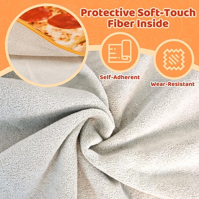 31.5" Large Cat Grooming Wrap for Cutting Nails, Self-Stick Dog Cat Wrap, Soft Pizza Blanket Pet Tool Gifts for Multifunctional Care Medicine Anti-Escape