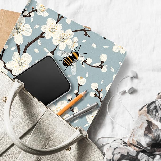 for Samsung Galaxy Tab S6 10.5 Inch 2019 Model T860/T865/T867 Tablet Case,Auto Wake/Sleep,Adjustable Stand Protective Cover - Skull Butterfly Flower