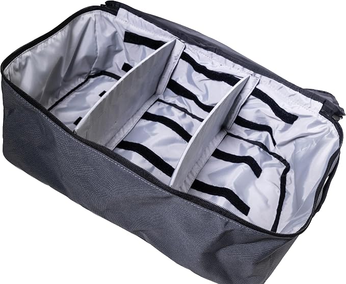 Packing Cube with Transparent Mesh Top X-Large - Charcoal Gray