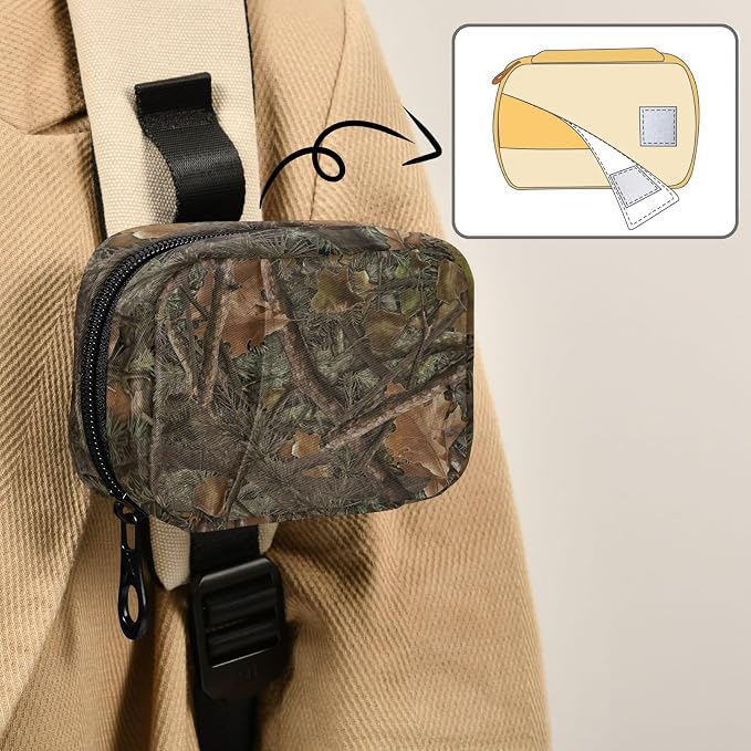 Vintage Camo Pill Case, Weekly Portable Pill Bag Container 7 Days Pill Box Organizer Vitamin Supplement Holder with Zipper for Travel Family Business