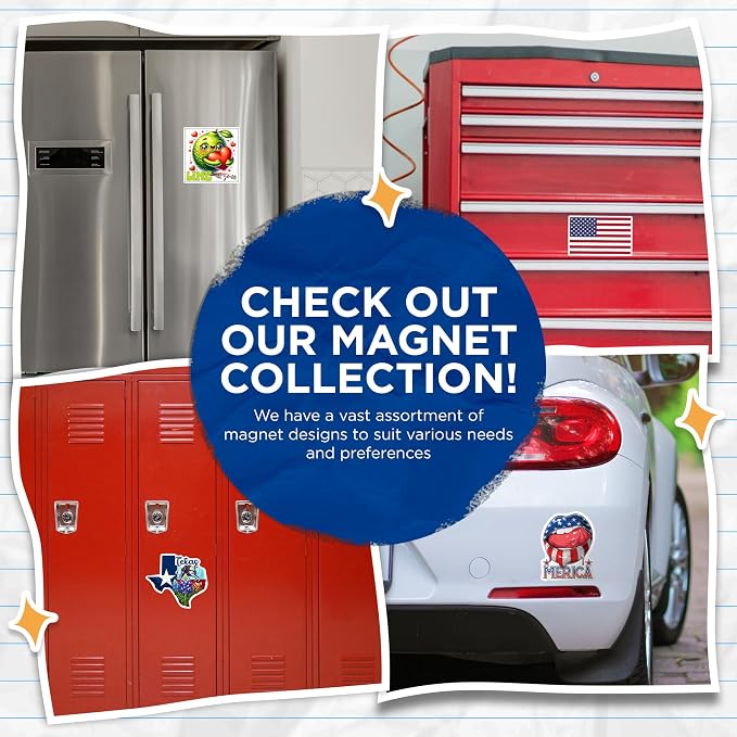 (2 Pack) Dog Inside Magnets - Fur Baby On Board - Dog in Car - 5" On Longest Side - Premium Magnet - for Cars, Refrigerators, Toolboxes, Lockers - Made in USA - MAG1120