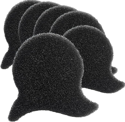 Pet Hair Remover for Laundry, 6PCS Reusable Dog & Cat Hair Remover Tool - Removes Pet Fur, Hair, Lint, Dander from Clothes &Washing Machine. (Black, Fish Tail)
