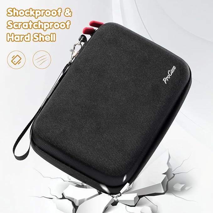 ProCase Hard Travel Case for Hair Clippers Bundle Hard Pet Grooming Tool Storage Case