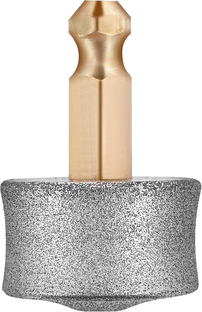 REXIPETS Dog Nail Grinder Replacement Head - Pet Nail Grinder Diamond Tip for Paws- 2 Pack Professional Dog Claw Grinder Bits Replaceable Diamond Nail Grinder Wheel (Tall)