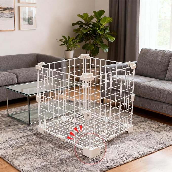 Grid Storage Cube Connectors Multifunction Tight-Fit | Cube Organizer Grid Connectors for Home Dorm Apartment Bedroom Toy Case Animals Crate Closet Organization