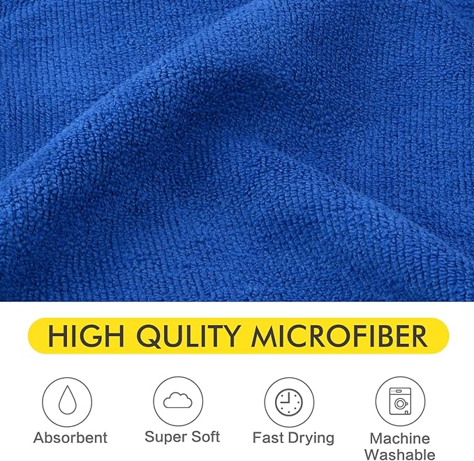 KinHwa Dog Towel Super Absorbent Pet Bath Towel Microfiber Dog Drying Towel for Small, Medium, Large Dogs and Cats 30inch x 50inch Dark-Blue
