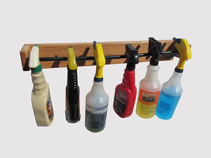 Standard Spray Bottle Rack, 24" Long (Made in The USA)