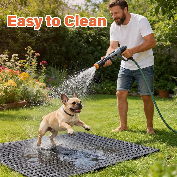 46" X 60" Mat for Under Dog Crate，Pad Dog Crate Mat Liner Floor Protector Washable Absorb Non-Slip Waterproof for Kennel Training, Protects Floors Easy Clean Cuttable