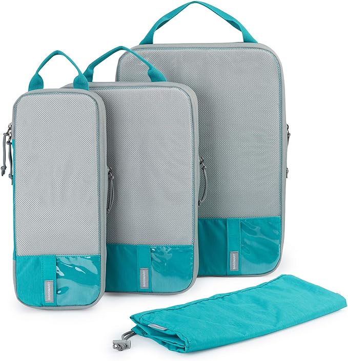 BAGSMART Compression Packing Cubes for Travel Essentials | 14 Set /6 Set /4 Set/2 Set, Lightweight, Durable