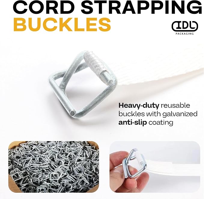 IDL Packaging Strapping Cart & Dispenser for Cord Strapping (8" x 8" Core) | CA-240HC for Composite Cord Coils - Solid Steel Tube Frame for Durability - Spacious Tray for Cutter, Buckles & Gloves