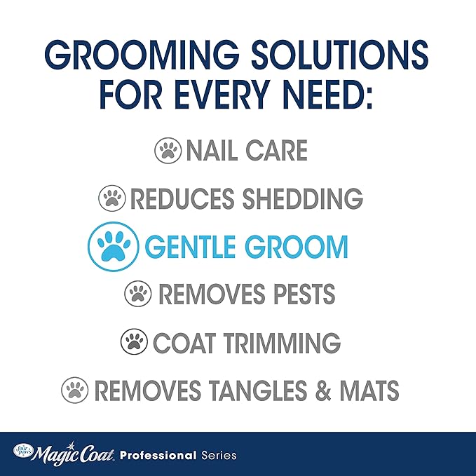 Four Paws Magic Coat Professional Series Grooming Brushes for Dogs & Cats l Trimmers, Nail Clippers, & Brushes Dog & Cat (Pack of 3)