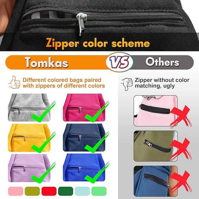 Tomkas Small Dog Cat Sling Carrier Puppy Purse Travel Wrap Soft Crossbody Pet Bag (Grey, M - Zip Pocket & Classic Strap)