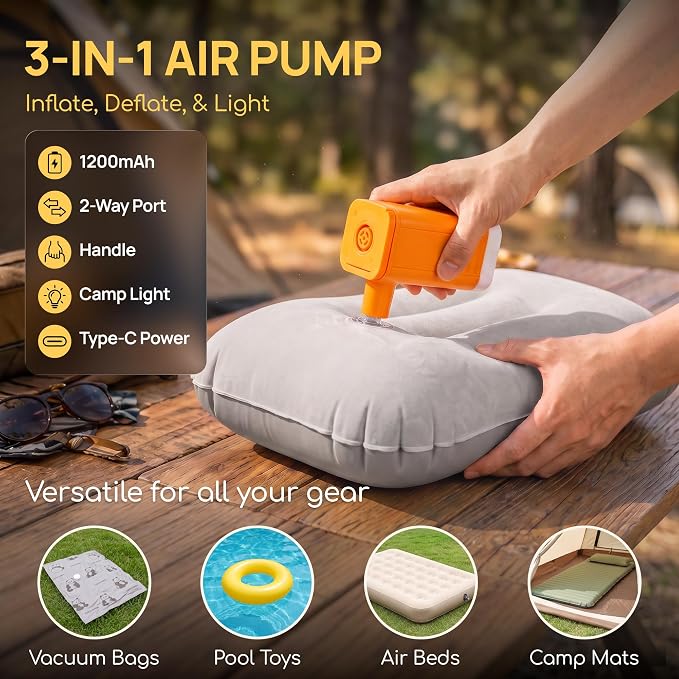 Vacuum Storage Bags with Cordless Pump for Travel & Clothing | Oxford fabric,leak-proof, 5 sizes: XS to Jumbo,Fits 20" carry-on to king comforters.3-in-1 Cordless pump,Reusable