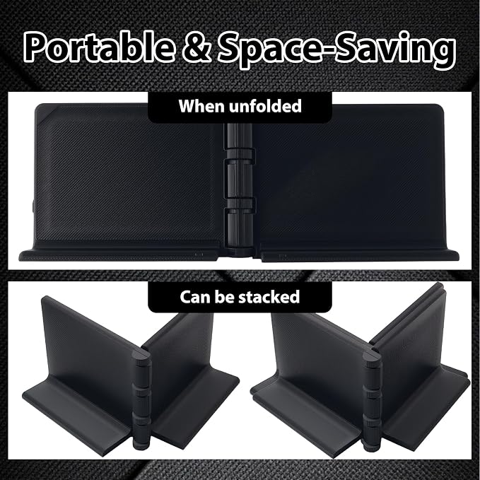 2PCS Car Trunk Organizer Blocks,Trunk Cargo Organizer | Trunk Items Organizing & Separating,Anti-Slip,Easy to Adjust & Install,Fit Wool Carpet for Cars,SUVs,Trucks
