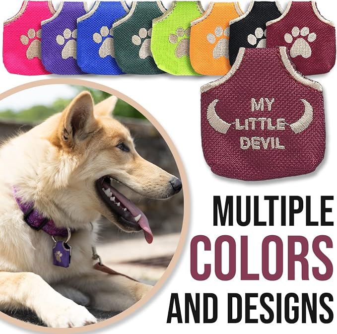 Woofhoof Dog Tag Cover (Burg My Little Devil)