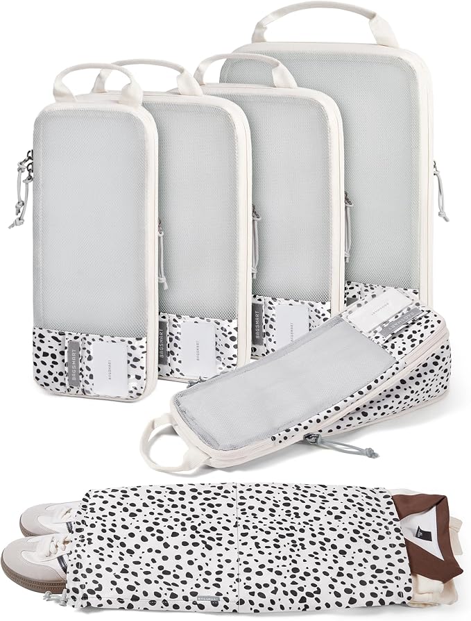 BAGSMART Compression Packing Cubes for Travel Essentials | 14 Set /6 Set /4 Set/2 Set, Lightweight, Durable