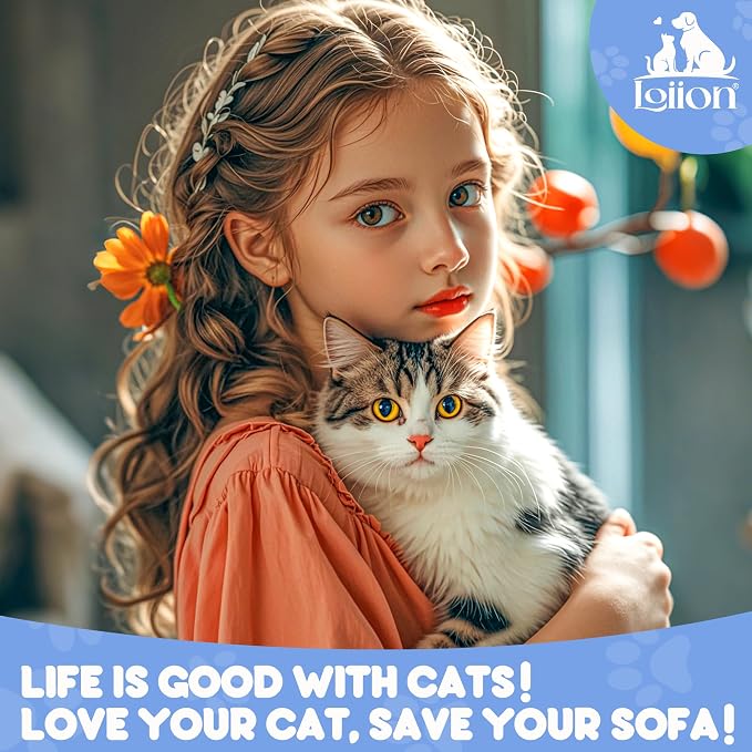 Loiion Cat Scratch Proof Furniture Protector Waterproof Sofa Cover 118"x91" | Pet-Friendly Couch Protector, Anti-Scratch & Anti-Slip Sofa Cover For Cats Dogs Kids, Machine Washable