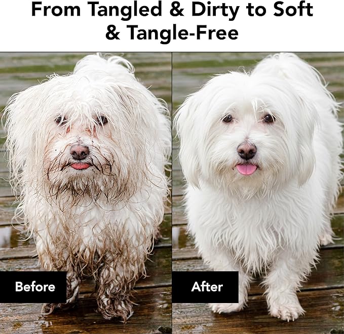 Pride and Groom The Non Shedder | Dog Grooming Shampoo for Doodles and Dogs that Do Not Shed | Tearless All Natural Body Wash with Coat-Specific Ingredients that Enhance Shine – 16oz