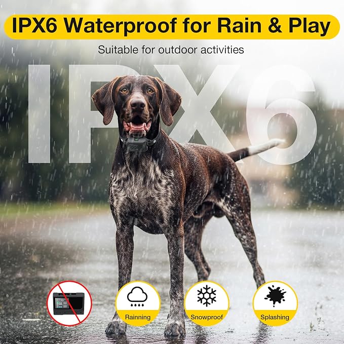 AOZOOM 3-in-1 Wireless Dog Fence System-Training,Waterproof Dog Collar | Safe Zone & Blocker Modes,Dog Electric Fence Wide Remote Range Indoor Outdoor