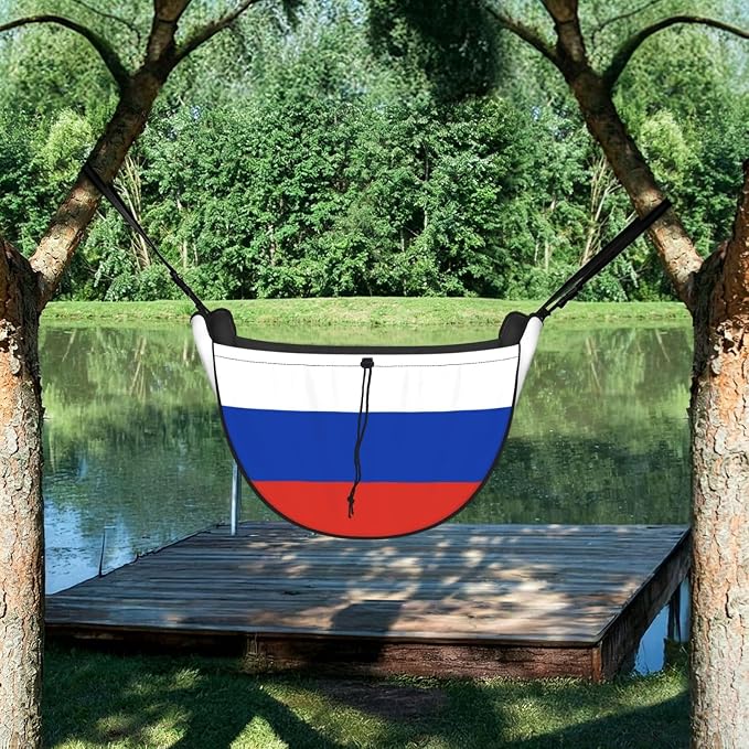 Russian Flag Car Seat Organizer-Backseat Storage Bag for Travel | Waterproof Durable. Holds Snacks Gear Essentials. Fits Most Cars.