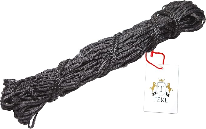 T TEKE 2 pcs Classic Slow hay Feeder hay nets, 40" Length with 2" Holes, Horse Supplies hay Bags for Horses, Goat Feed
