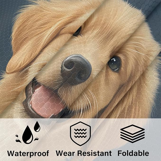 Labrador Dog 6 Set Compression Packing Cubes Dogs Pet Expandable Packing Organizer for Travel Accessories Luggage Suitcase Bag