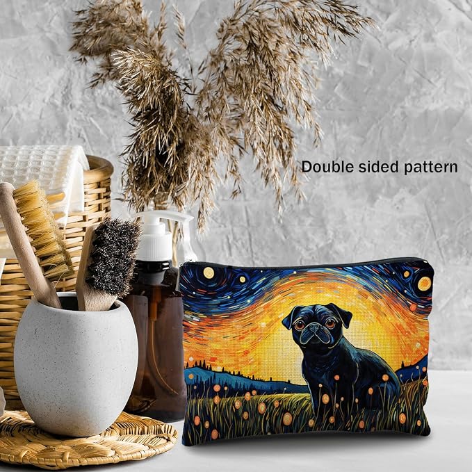 Pug Makeup Bag - Pug Gifts for Women & Lovers