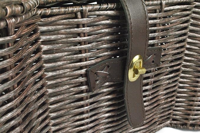 Bone Dry Pet Toy Storage Basket - Durable & Stylish Medium/Brown
