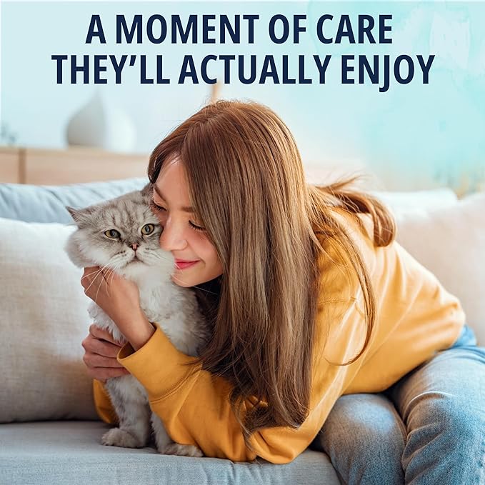 NOVEHA 150 PCs Cat Ear Wipes that Gently Clean & Soothe Sensitive Cat Ears; Soft Ear Cleaner for Removing Wax, Dirt & Odor; Alcohol-Free Ear Care with pH Balanced Formula; Unscented Grooming Care