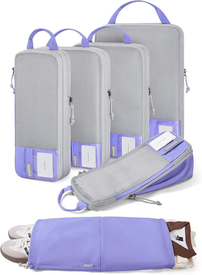 BAGSMART Compression Packing Cubes for Travel Essentials | 14 Set /6 Set /4 Set/2 Set, Lightweight, Durable