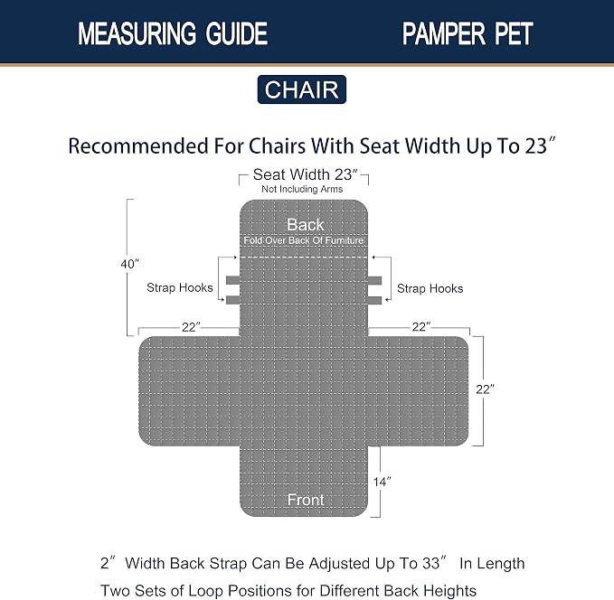 Brilliant Sunshine Pink Rose & Grey Toile Couch Armchair Cover, 23" seat | Quilted Sofa Cover, Living Room & Bedroom Furniture Protector, Washable Chair Slipcover for Pets, Dogs & Cats