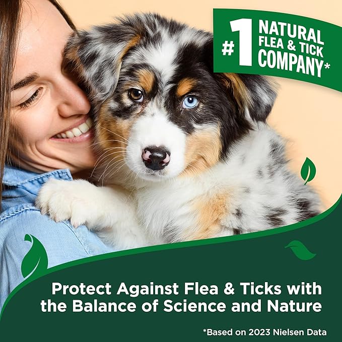 Vet’s Best Natural Flea and Tick Wipes for Dogs, Plant-Based Wipes for Flea and Tick Prevention Certified Essential Oils, Pest Control for Kennels and Home Use, Made in USA, 50 Count