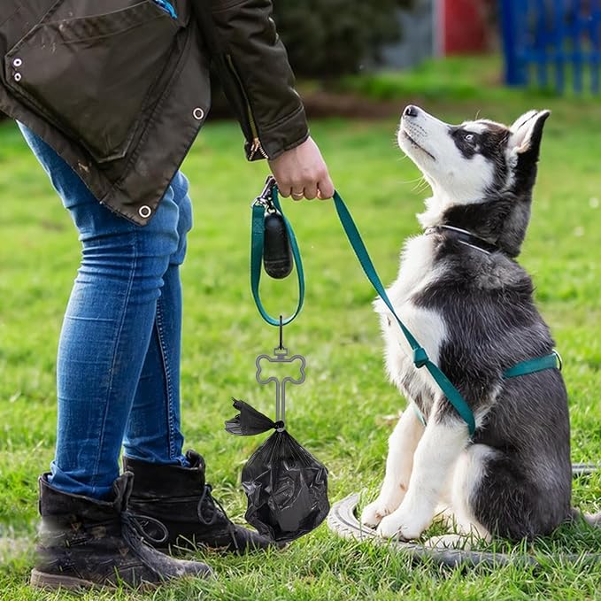 Dog Waste Bag Holder Pet Waste Bag Dispenser Dog Stuff Organizer | Portable Pet Waste Bag Dispenser Portable for Walking Travel Road Trips Puppy Active Outdoor Adventures